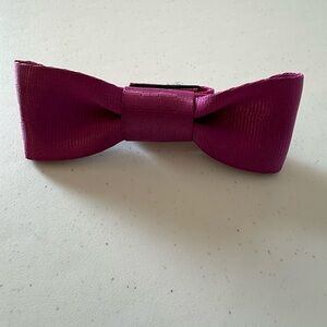 Harveys Plum Satin Bow Hair Clip